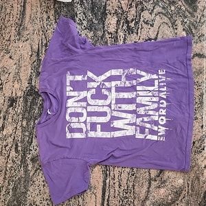 Purple band t shirt